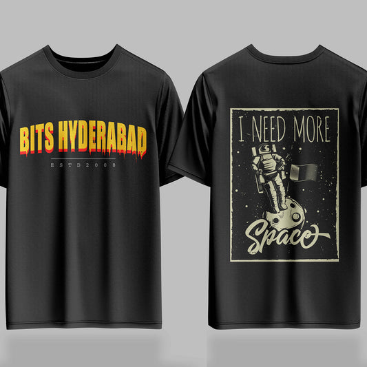BITS Hyderabad Gravity Drop -  240GSM Oversized Tee