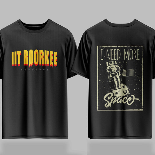 IIT Roorkee Gravity Drop -  240GSM Oversized Tee