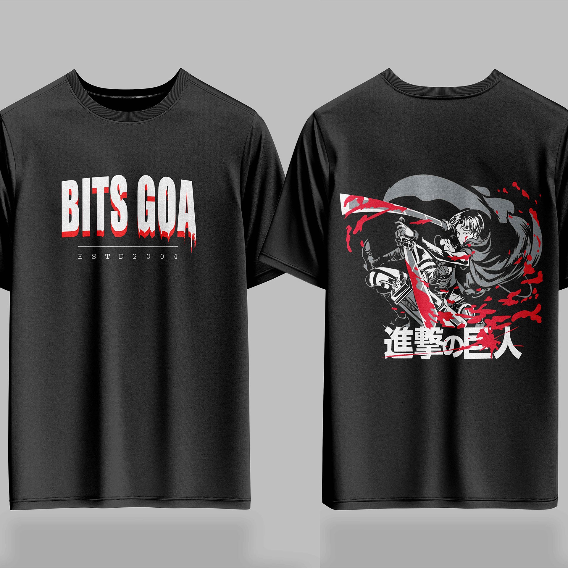 BITS Goa AOT Bloodline Drop – 240GSM  Oversized Tee