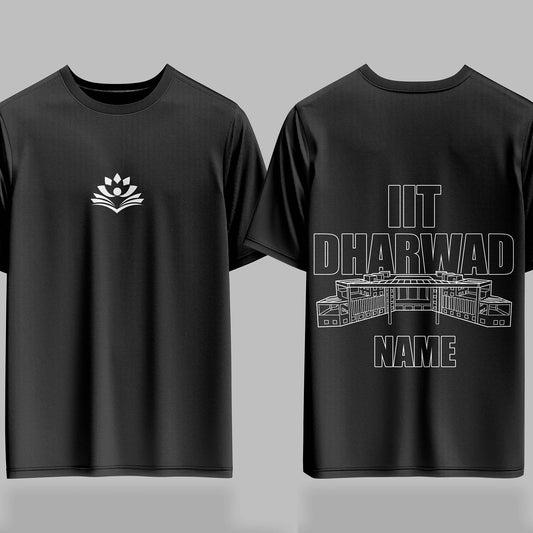 IIT Dharwad Signature Drop (Print Your Name)– 240GSM Oversized Tee