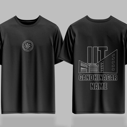 IIT Gandhinagar Signature Drop (Print Your Name)– 240GSM Oversized Tee