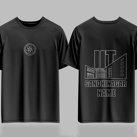 IIT Gandhinagar Signature Drop (Print Your Name)– 240GSM Oversized Tee