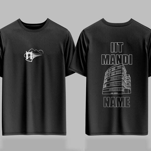 IIT Mandi Signature Drop (Print Your Name)– 240GSM Oversized Tee