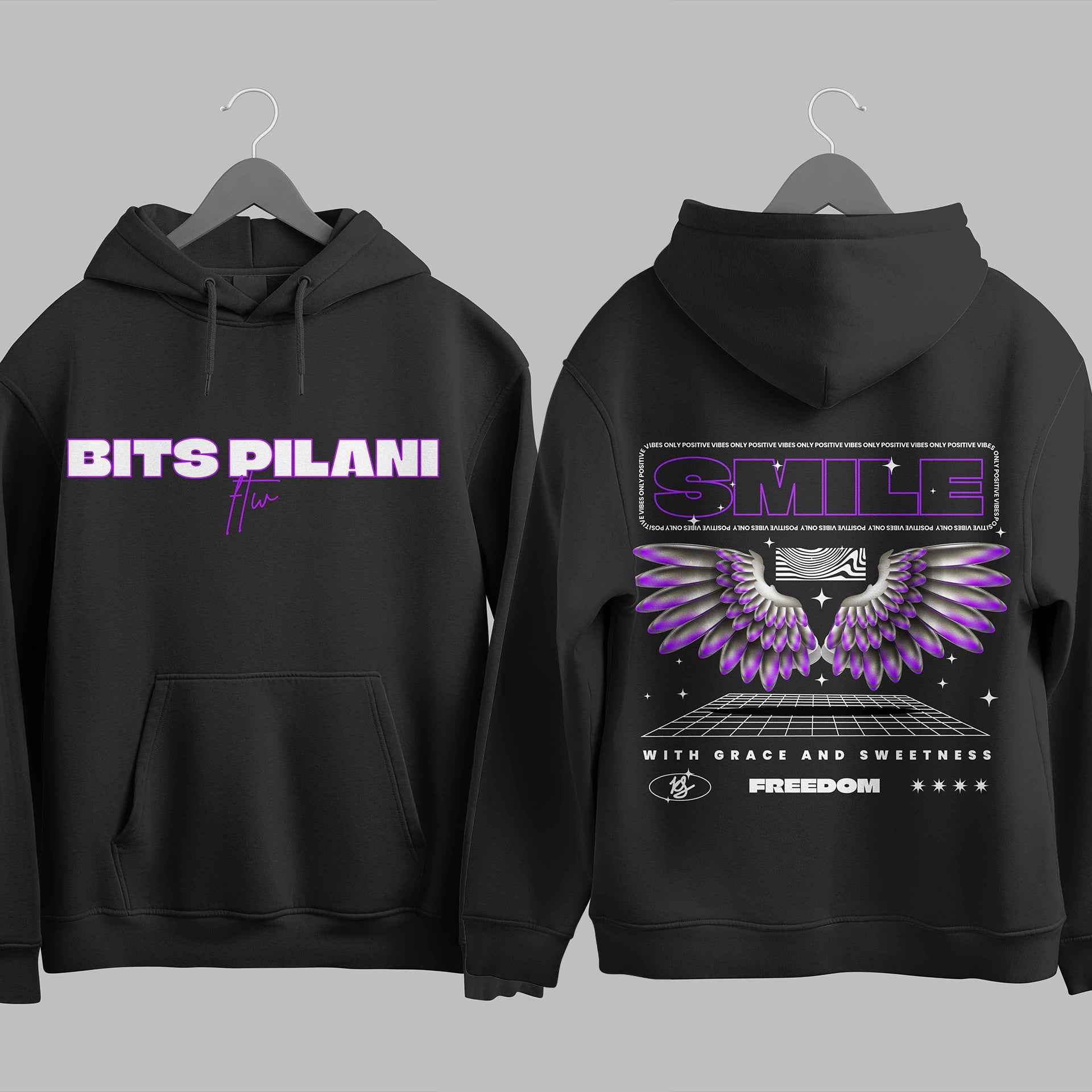 BITS Pilani Ascend hoodie – KS Verse – front view