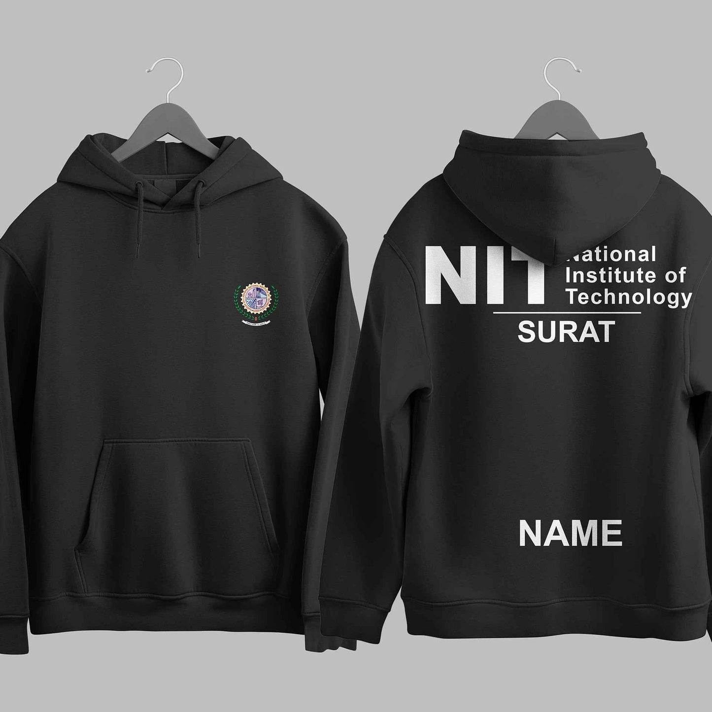 The SVNIT Surat Minimalist Hoodie - 320GSM