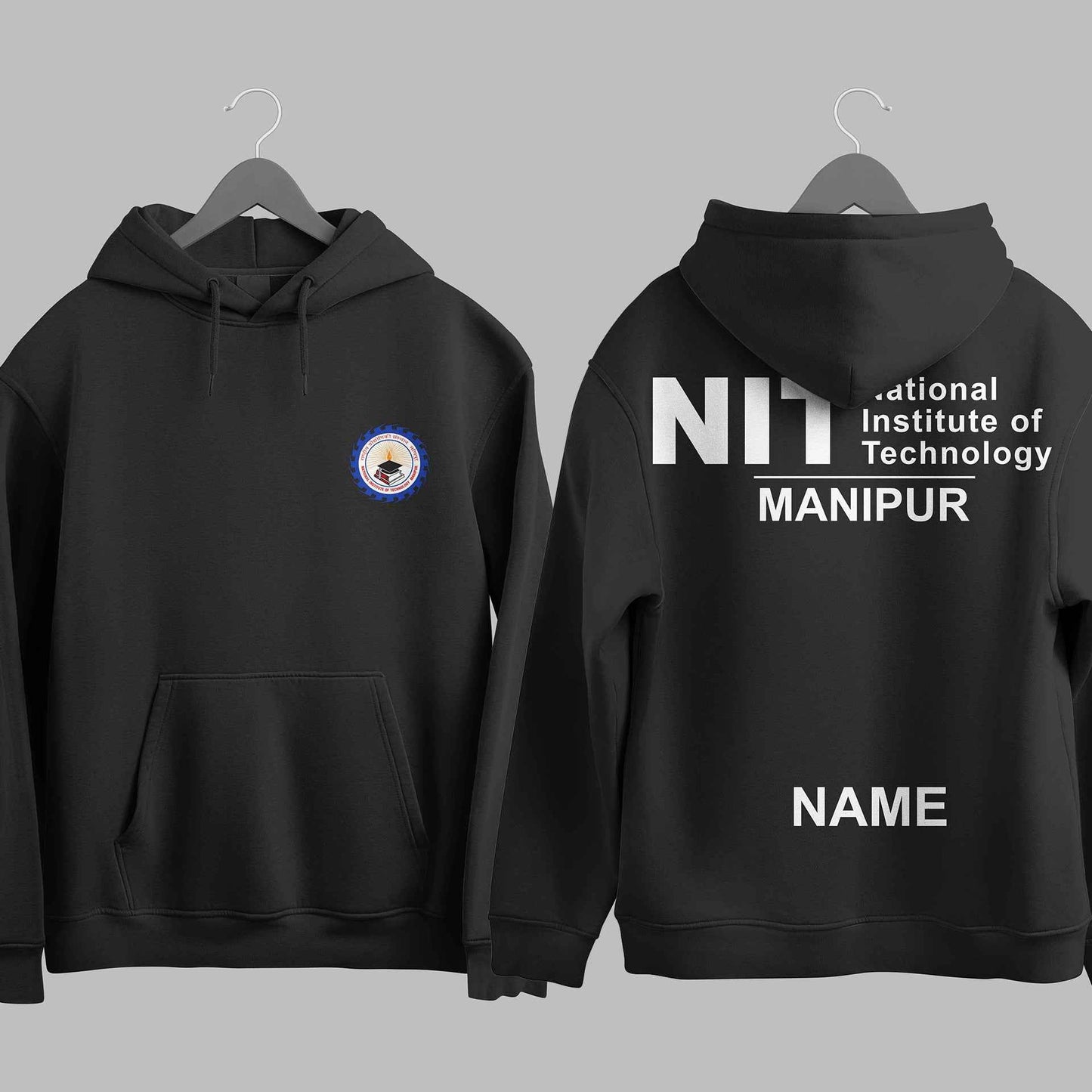 The NIT Manipur Minimalist Hoodie - 320GSM