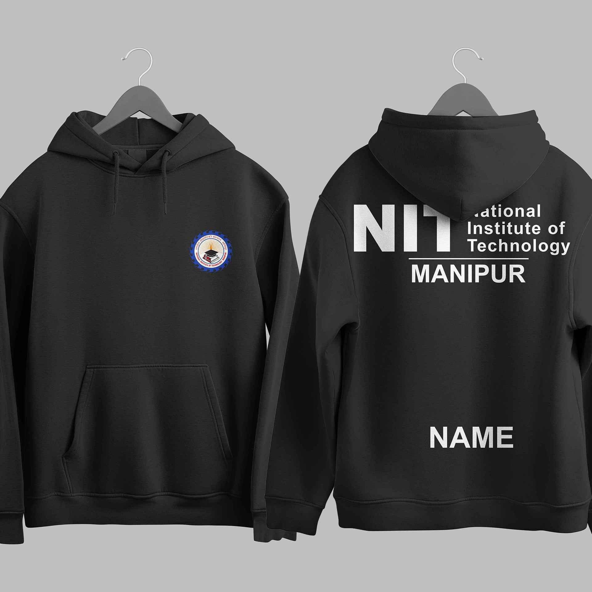 The NIT Manipur Minimalist Hoodie - 320GSM
