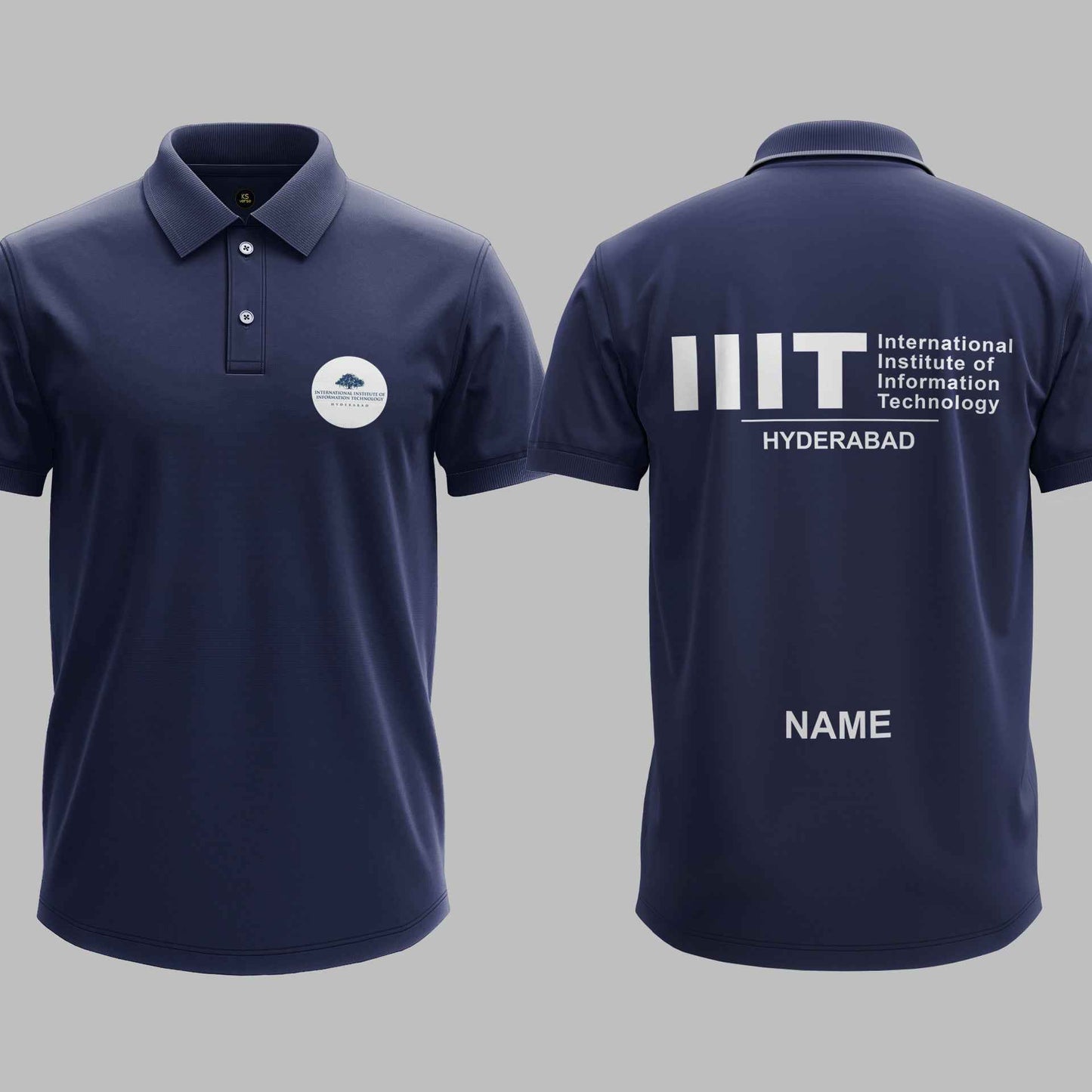 The IIIT Hyderabad Minimalist Polo Tee - 200GSM