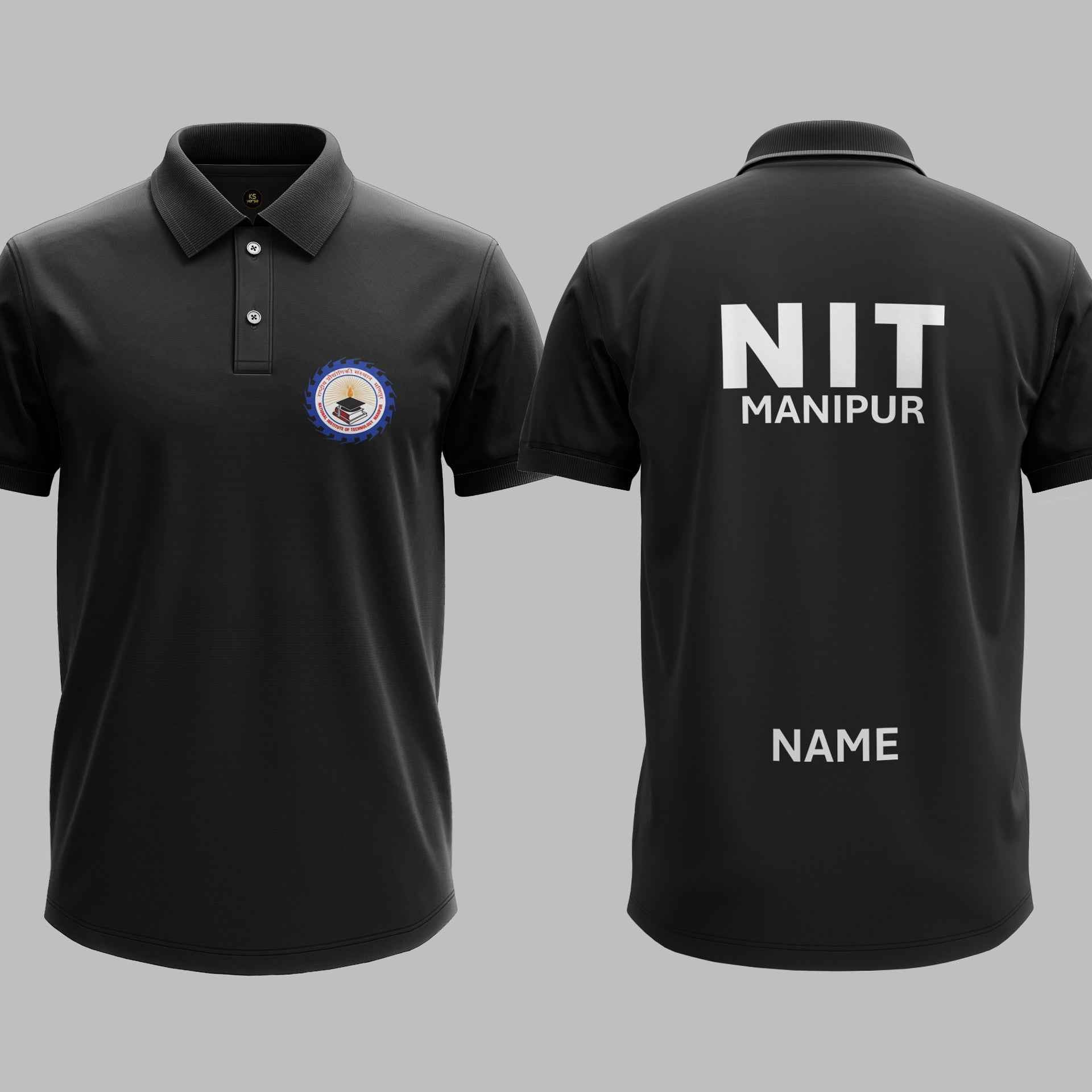 The NIT Manipur Heritage Polo Tee