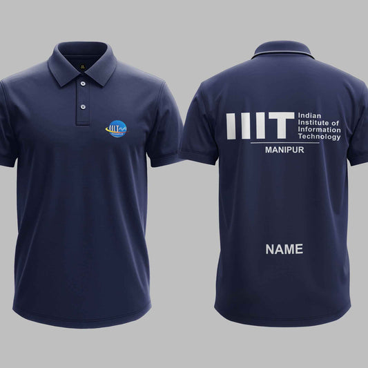 The IIIT Manipur Minimalist Polo Tee - 200GSM