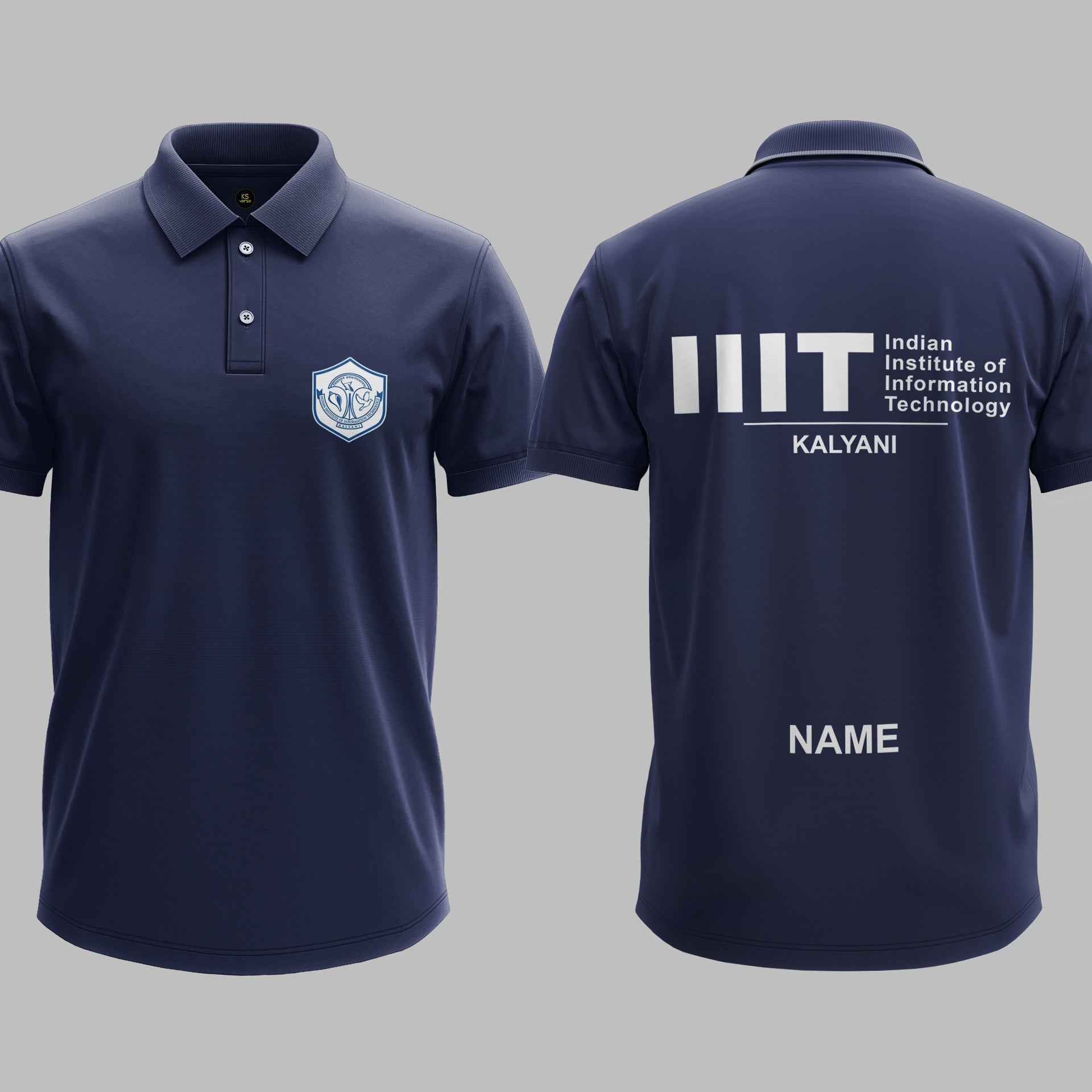 The IIIT Kalyani Minimalist Polo Tee - 200GSM