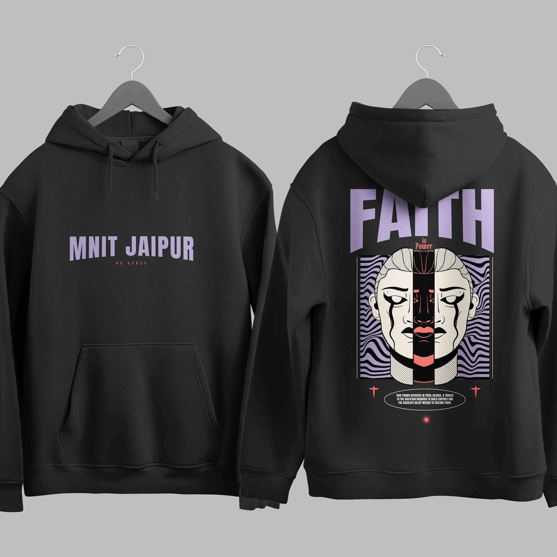 The MNIT Jaipur Void Duality Hoodie - 320GSM