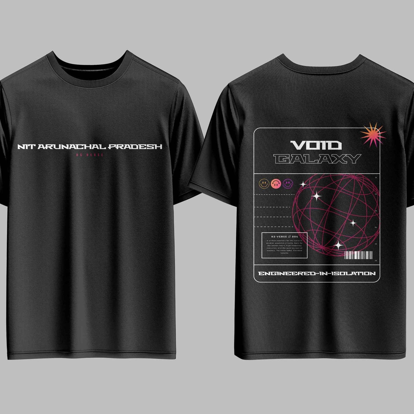 The NIT Arunachal Pradesh Void Galaxy Oversized Tee - 240GSM