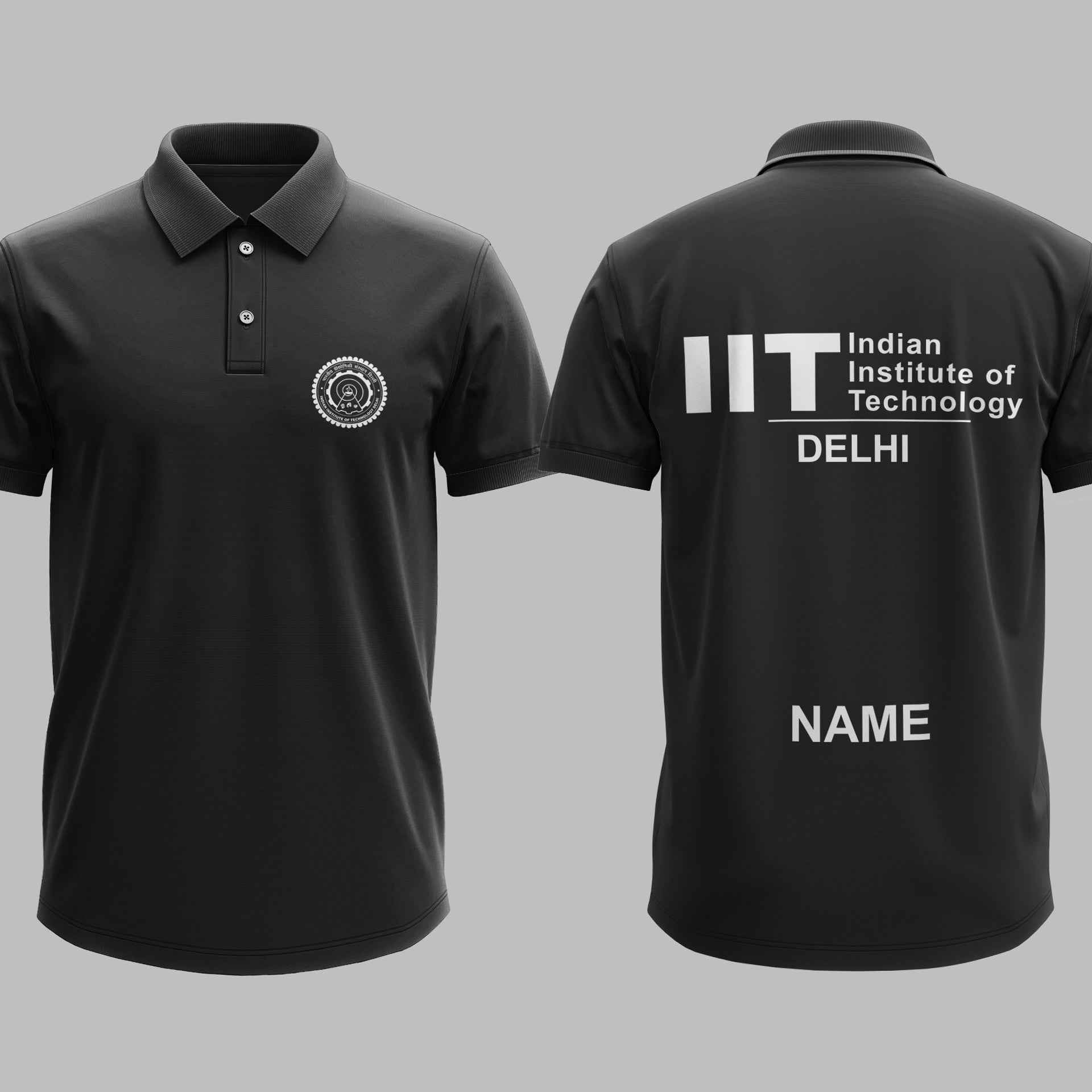 Iit Merch The IIT Delhi Minimalist Polo Tee Merch β 200GSM Oversized Tee... β KS ...