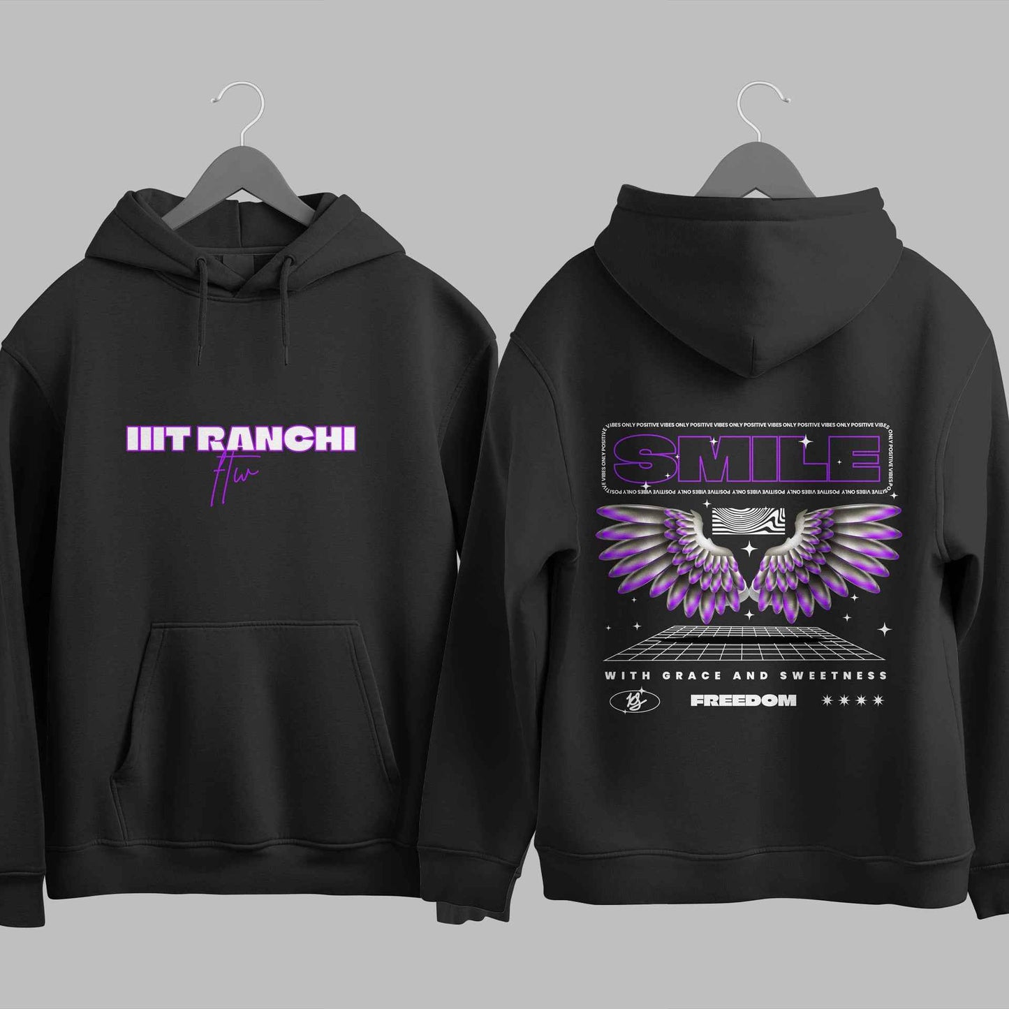 The IIIT Ranchi Ascend Hoodie - 320GSM