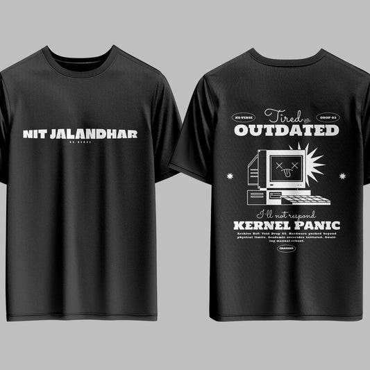 The NIT Jalandhar Void Kernel Oversized Tee - 240GSM