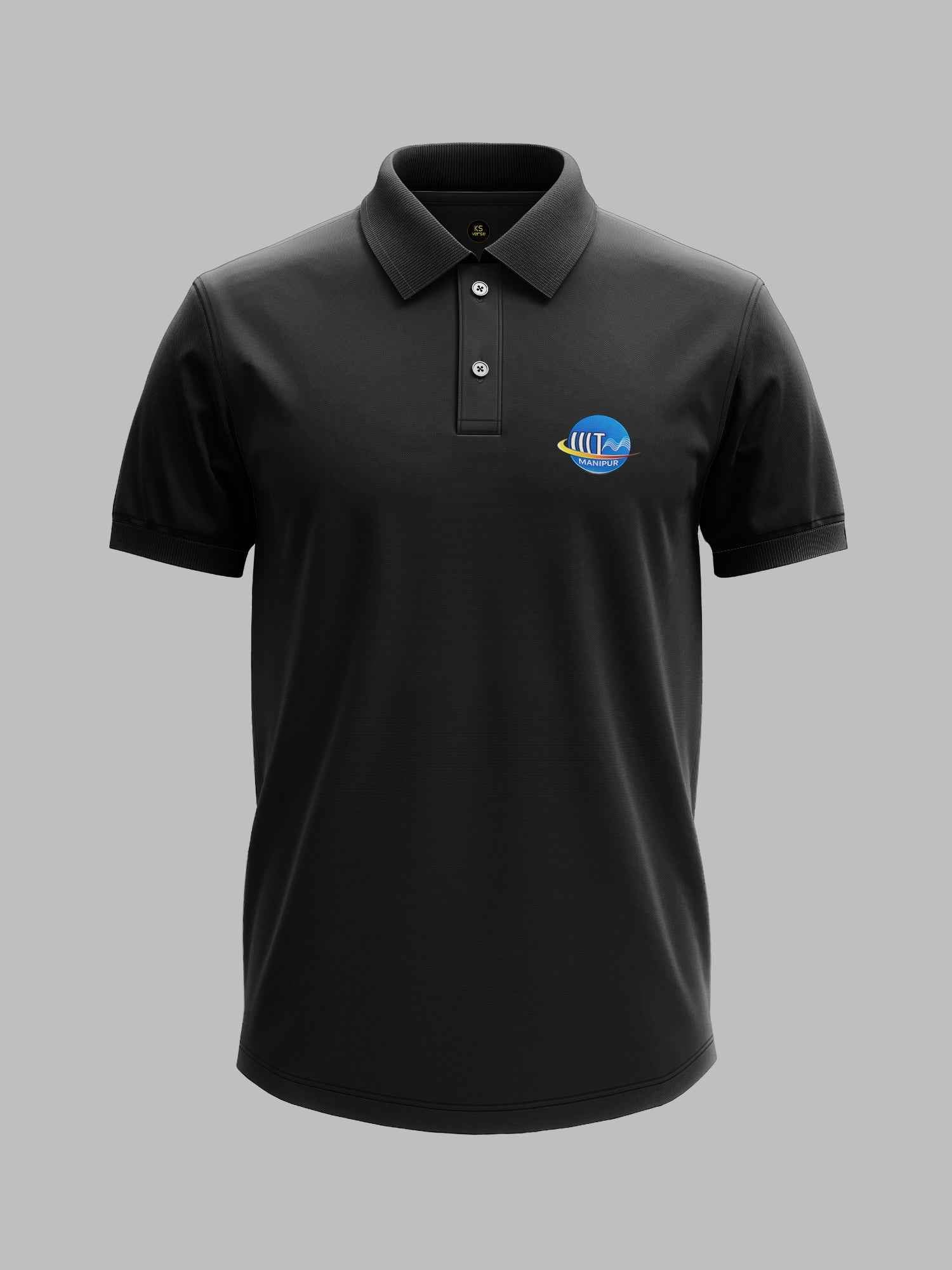 The IIIT Manipur Minimalist Polo Tee - 200GSM