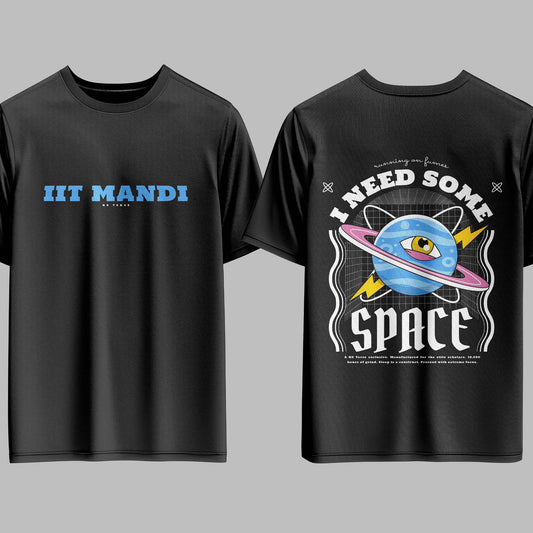The IIT Mandi Void Capsule Oversized Tee - 240GSM