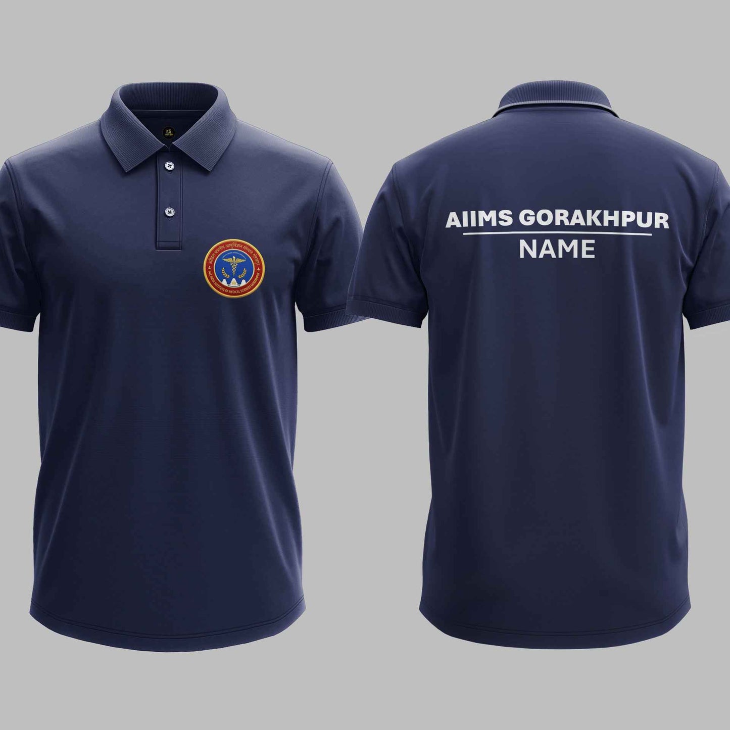 The AIIMS Gorakhpur Prestige Polo Tee - 200GSM
