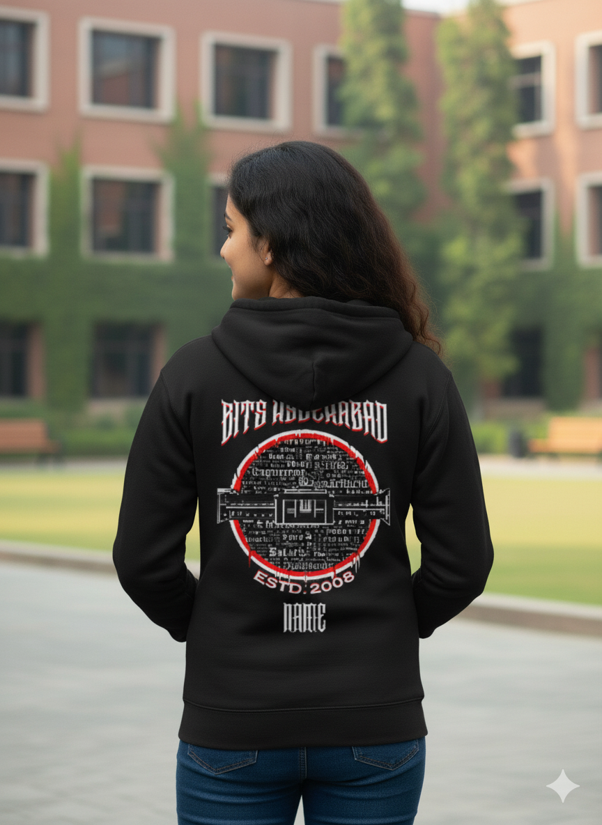 BITS Hyderabad Legacy Armour Zipper Jacket  (Print Your Name) – 320GSM
