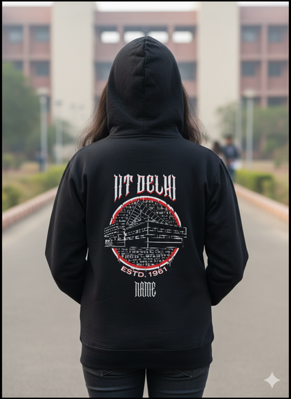 IIT Delhi Legacy Armour Zipper Jacket  (Print Your Name) – 320GSM