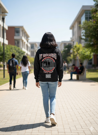 IIT Hyderabad Legacy Armour Zipper Jacket  (Print Your Name) – 320GSM