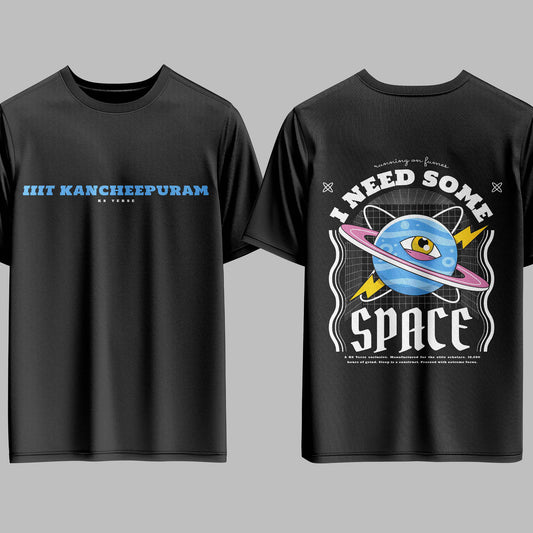 The IIIT Kancheepuram Void Capsule Oversized Tee - 240GSM