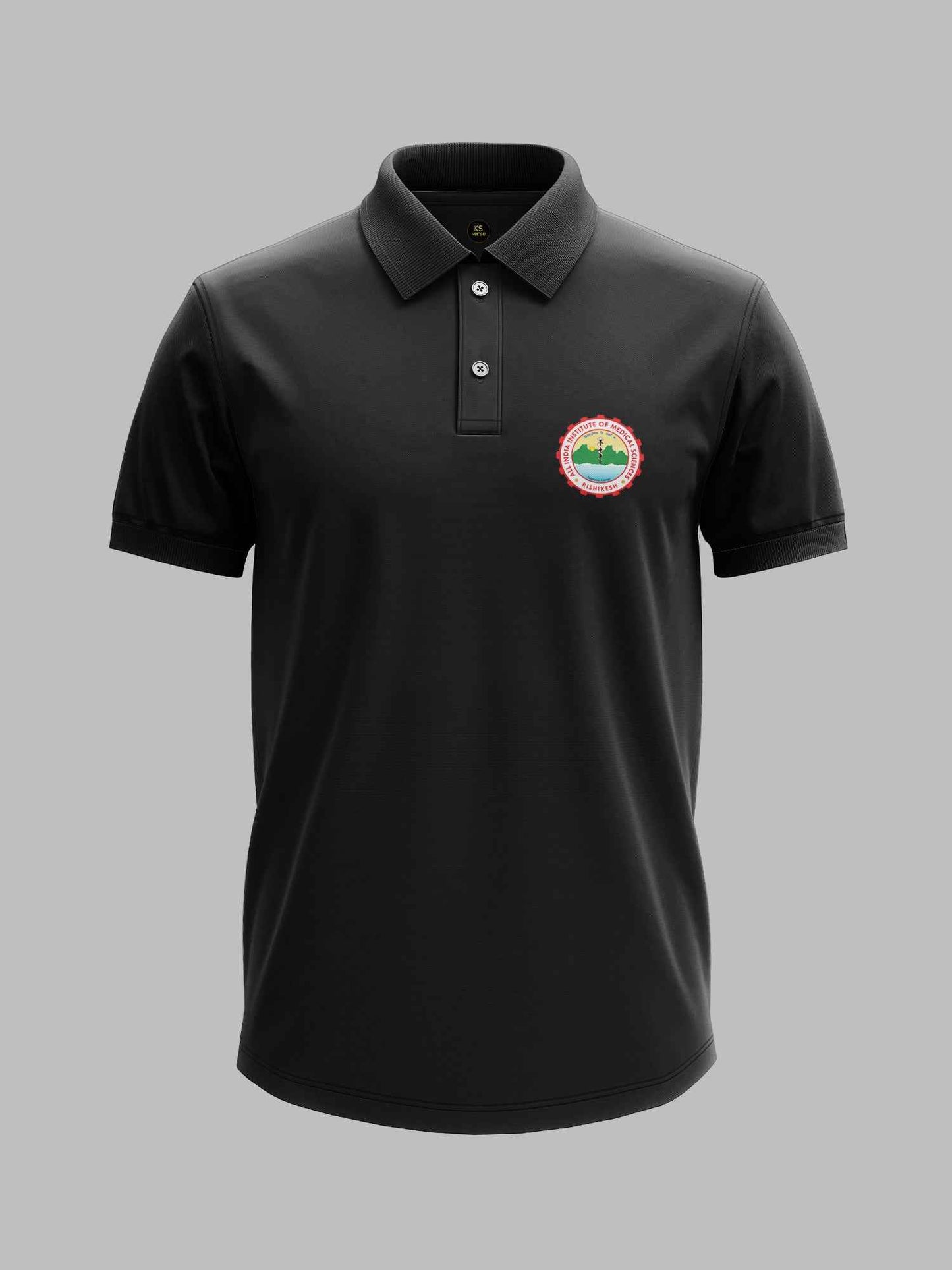 The AIIMS Rishikesh Minimalist Polo Tee - 200GSM