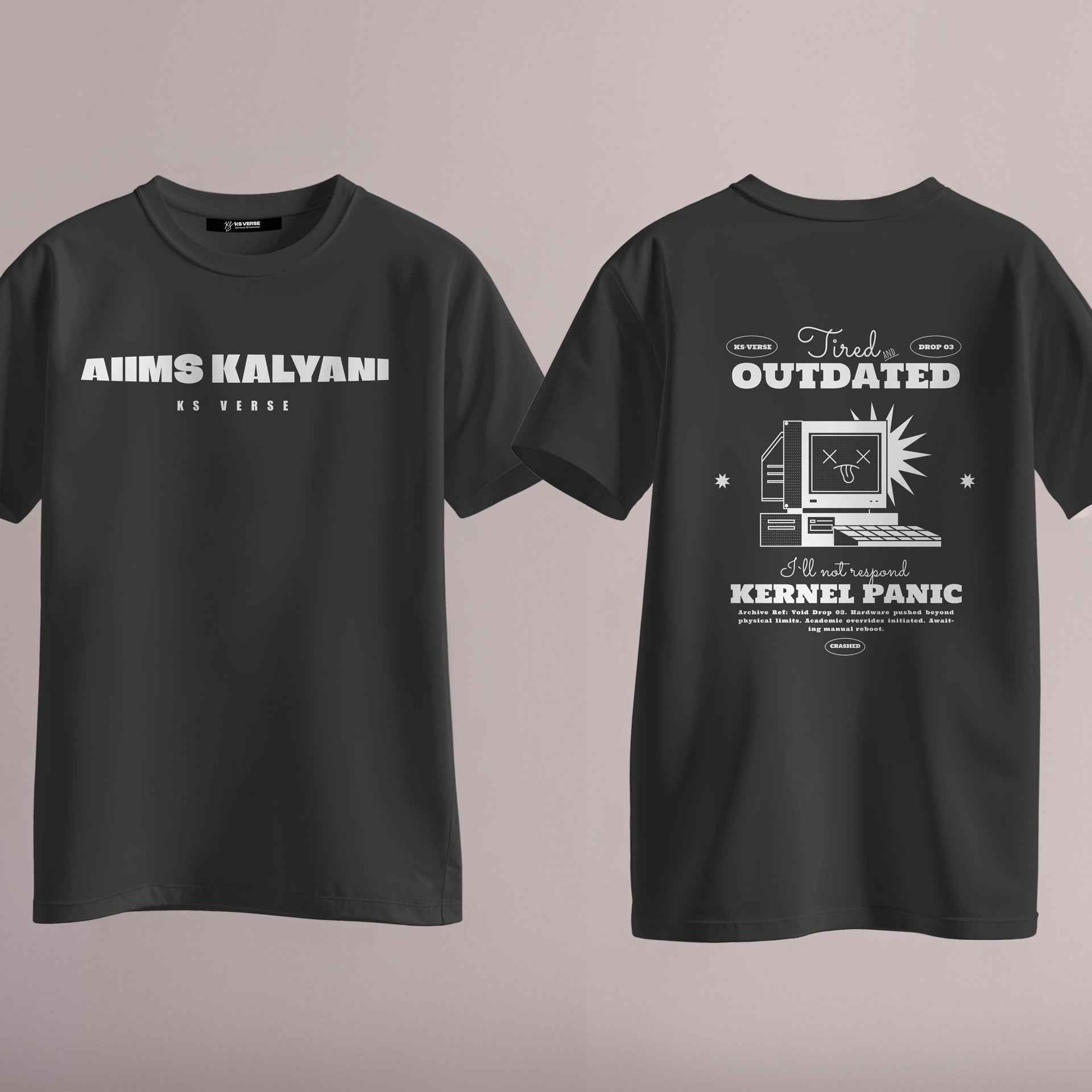 The AIIMS Kalyani Void Kernel Round Neck Tee - 210GSM