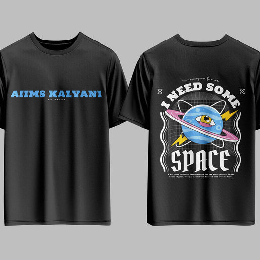 The AIIMS Kalyani Void Capsule Oversized Tee - 240GSM