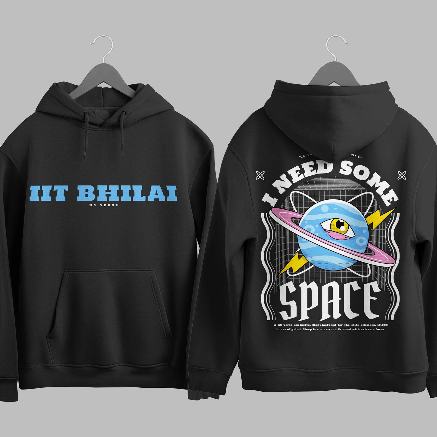 The IIT Bhilai Void Capsule Hoodie - 320GSM