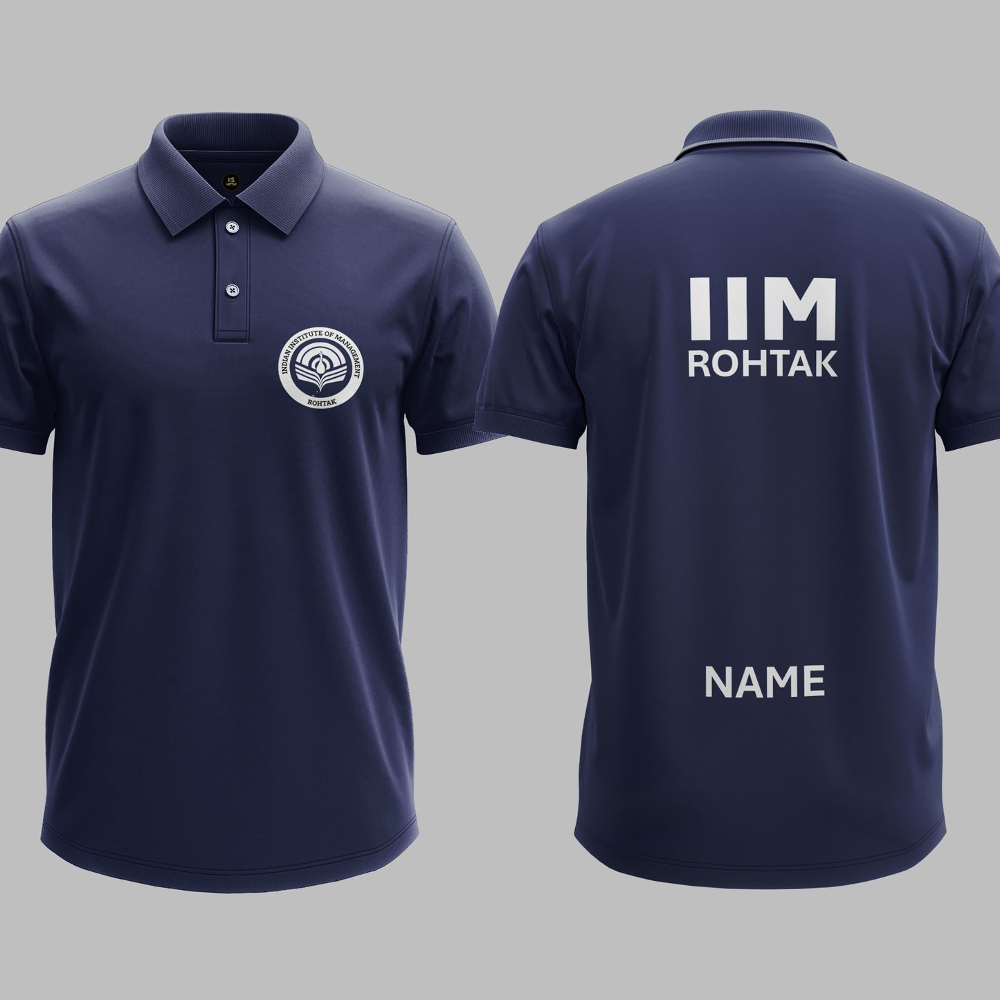 The IIM Rohtak Heritage Polo Tee