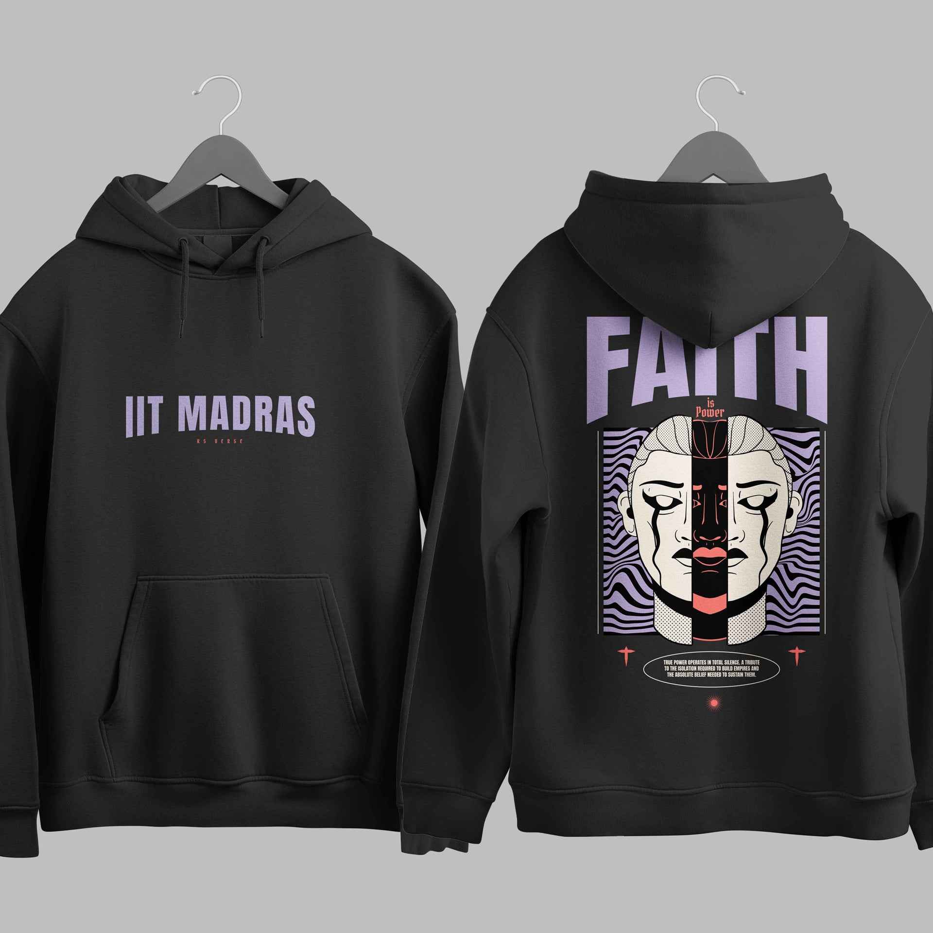 The IIT Madras Void Duality Hoodie - 320GSM