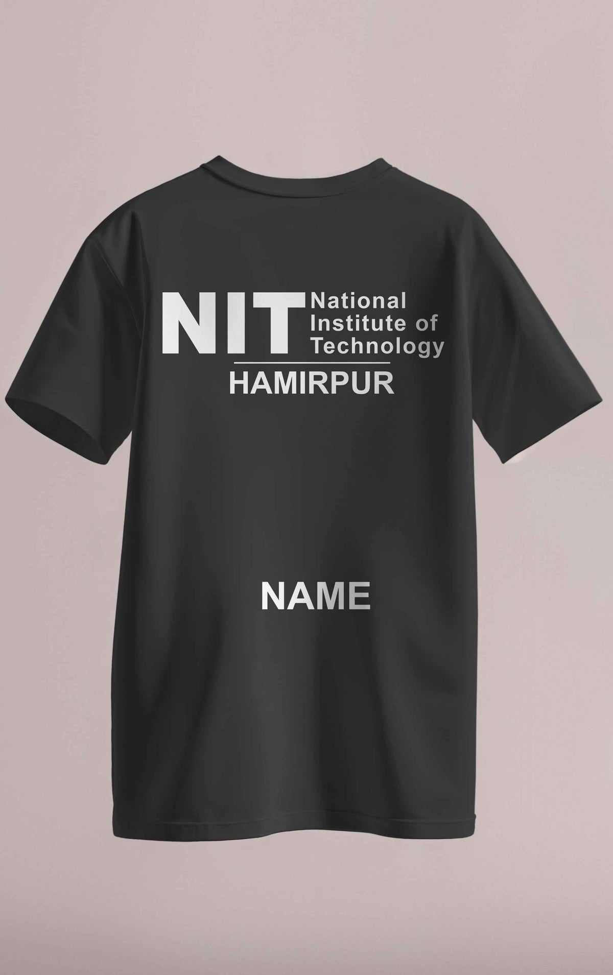 The NIT Hamirpur Minimalist Round Neck Tee - 210GSM