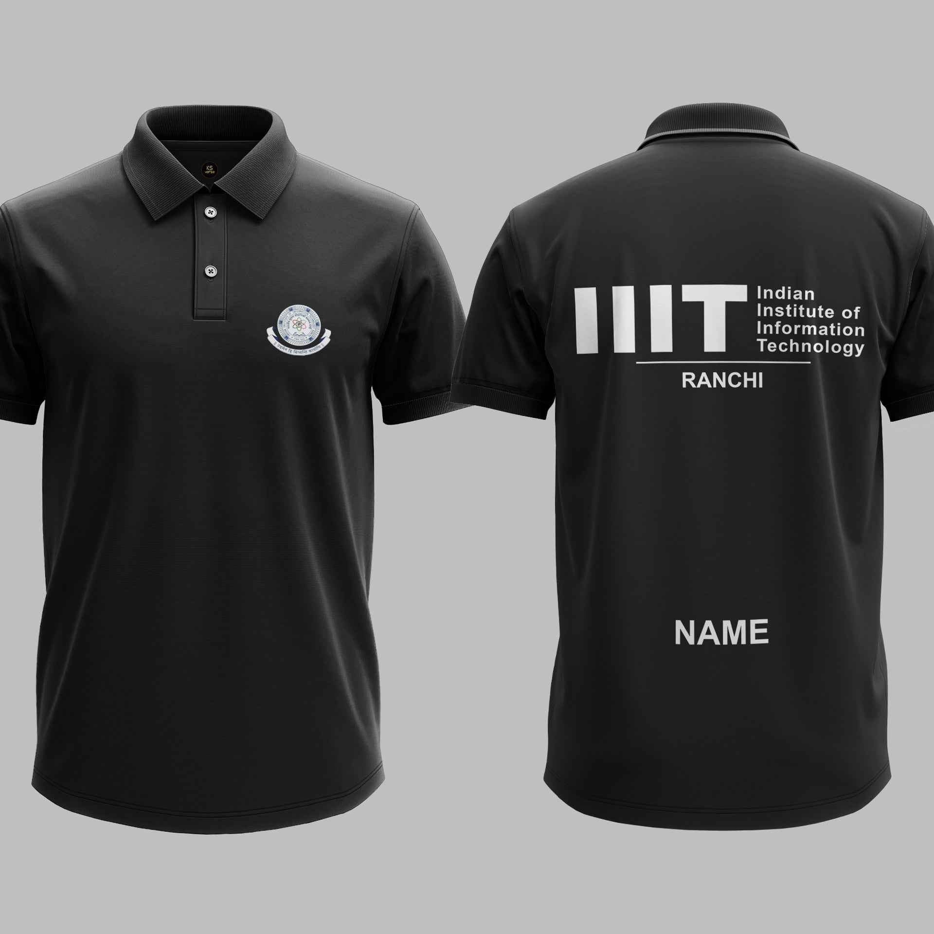 The IIIT Ranchi Minimalist Polo Tee - 200GSM