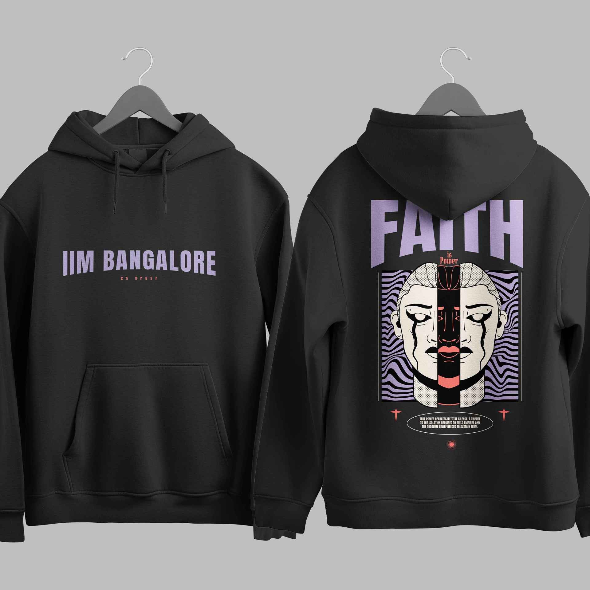 The IIM Bangalore Void Duality Hoodie - 320GSM