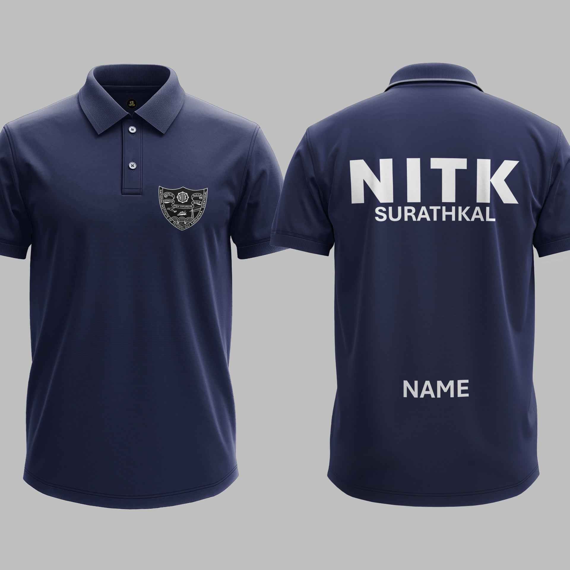 The NITK Surathkal Heritage Polo Tee