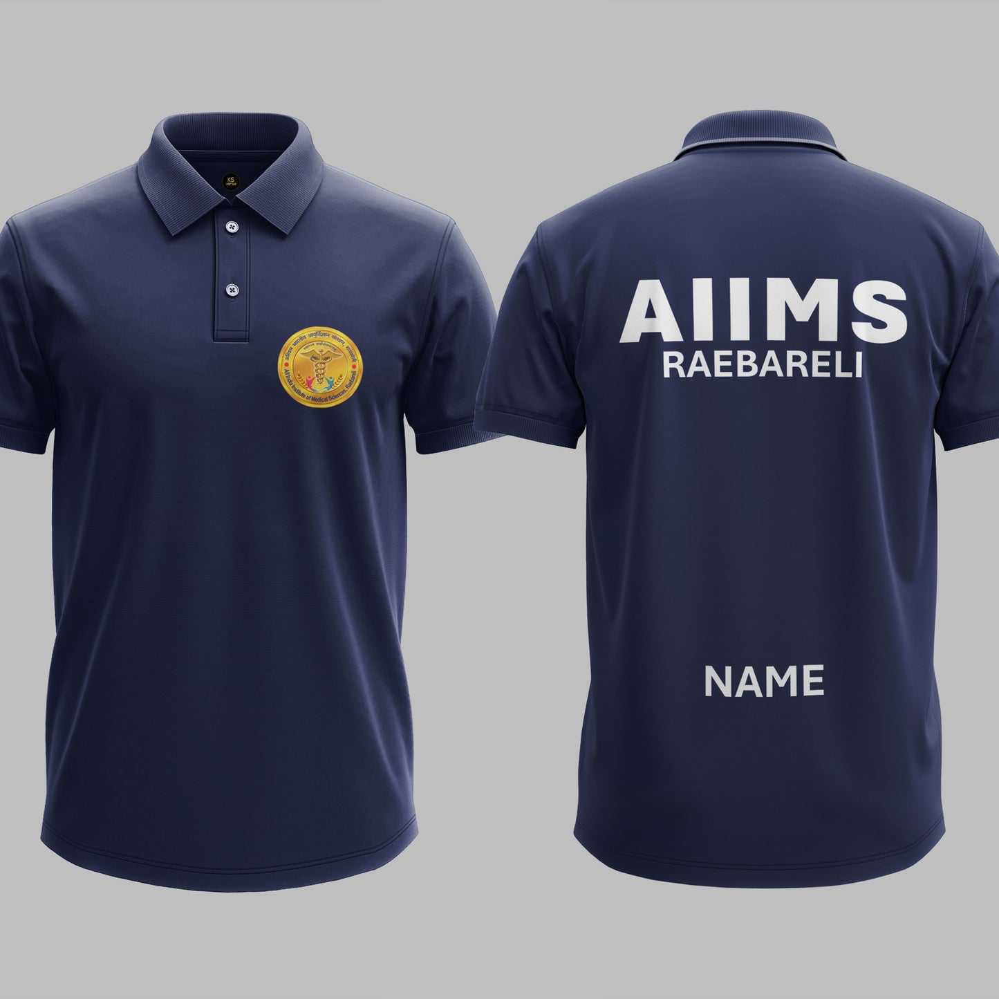 The AIIMS Raebareli Heritage Polo Tee
