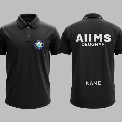 The AIIMS Deoghar Heritage Polo Tee