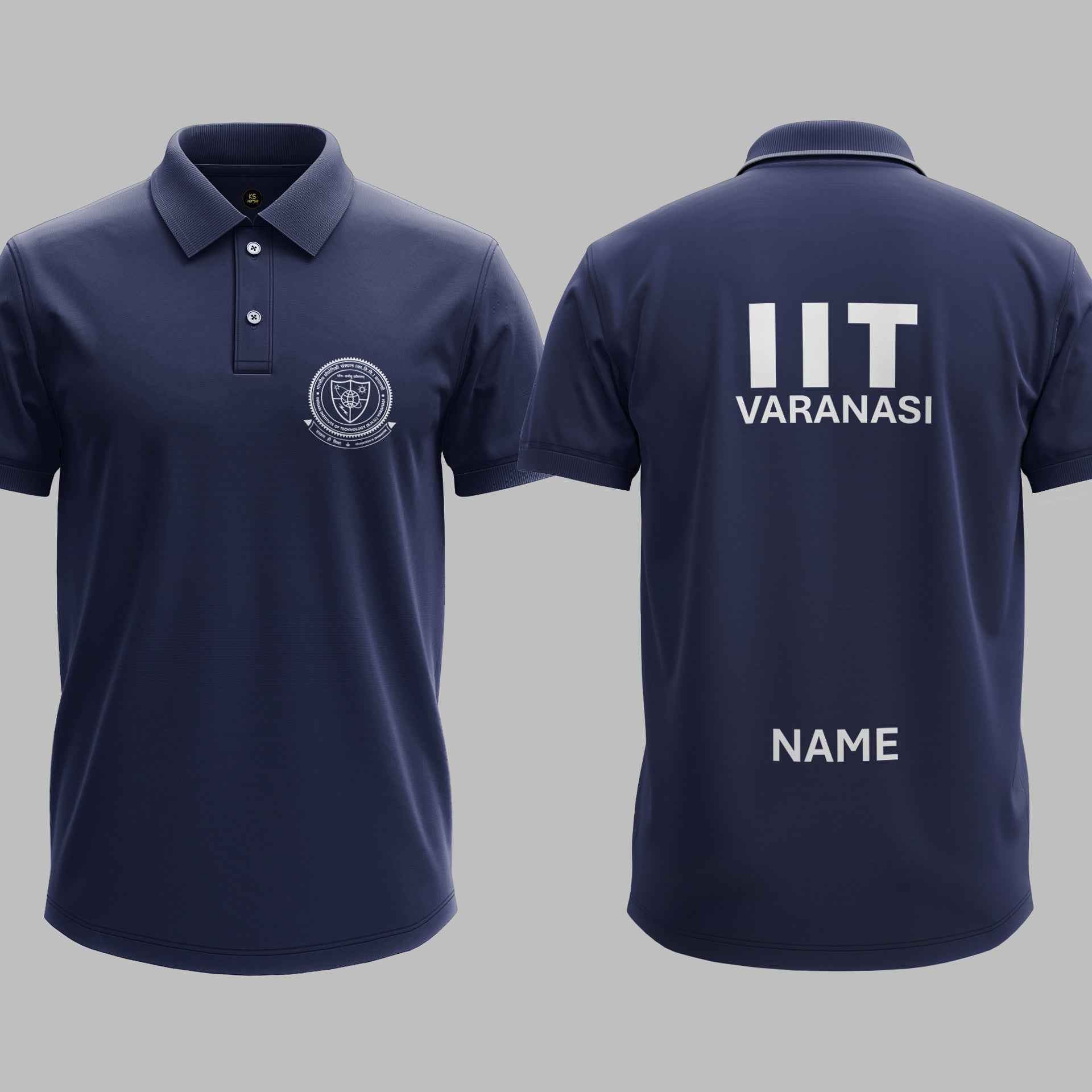 The IIT Varanasi Heritage Polo Tee