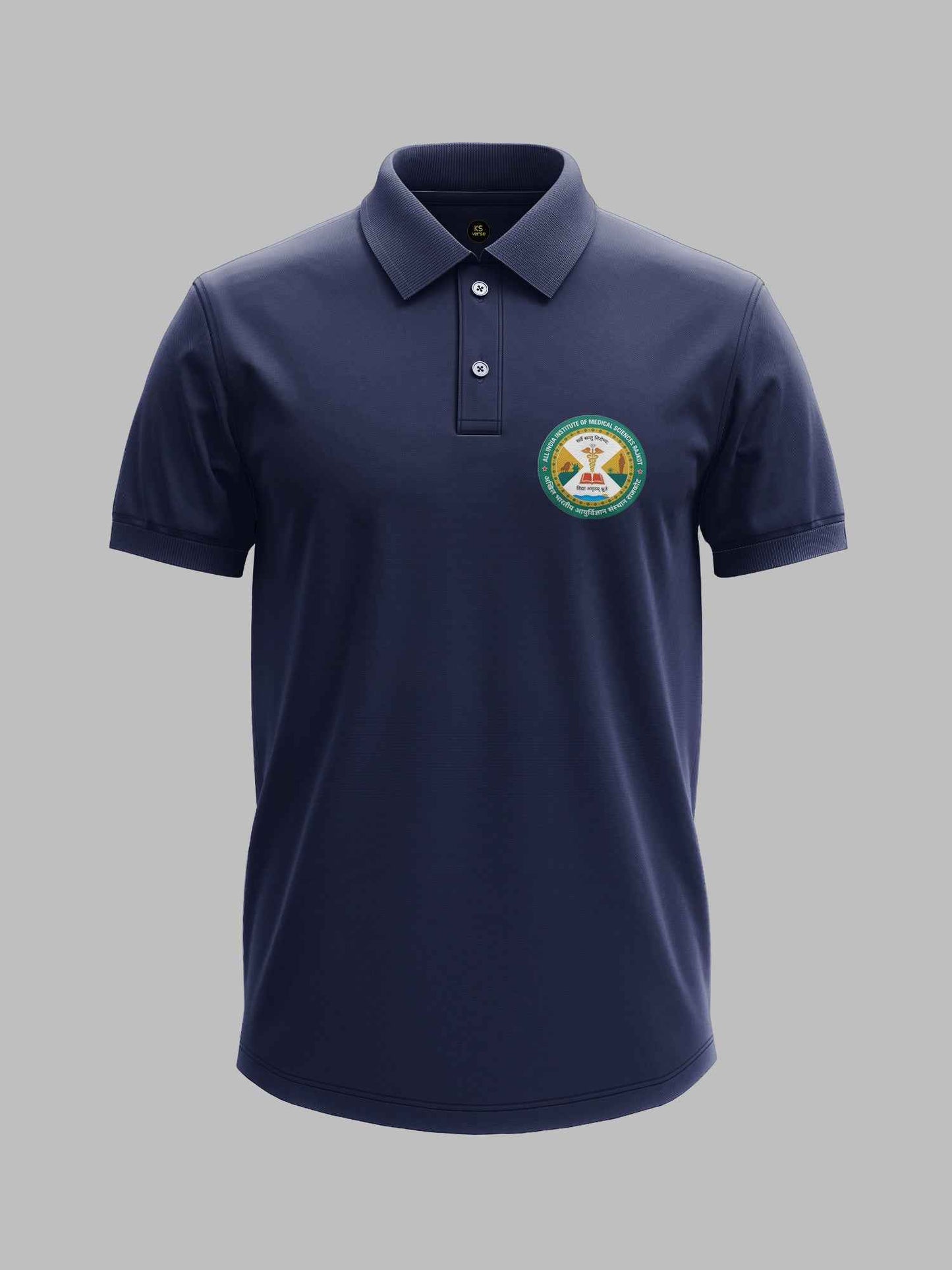 The AIIMS Rajkot Prestige Polo Tee - 200GSM