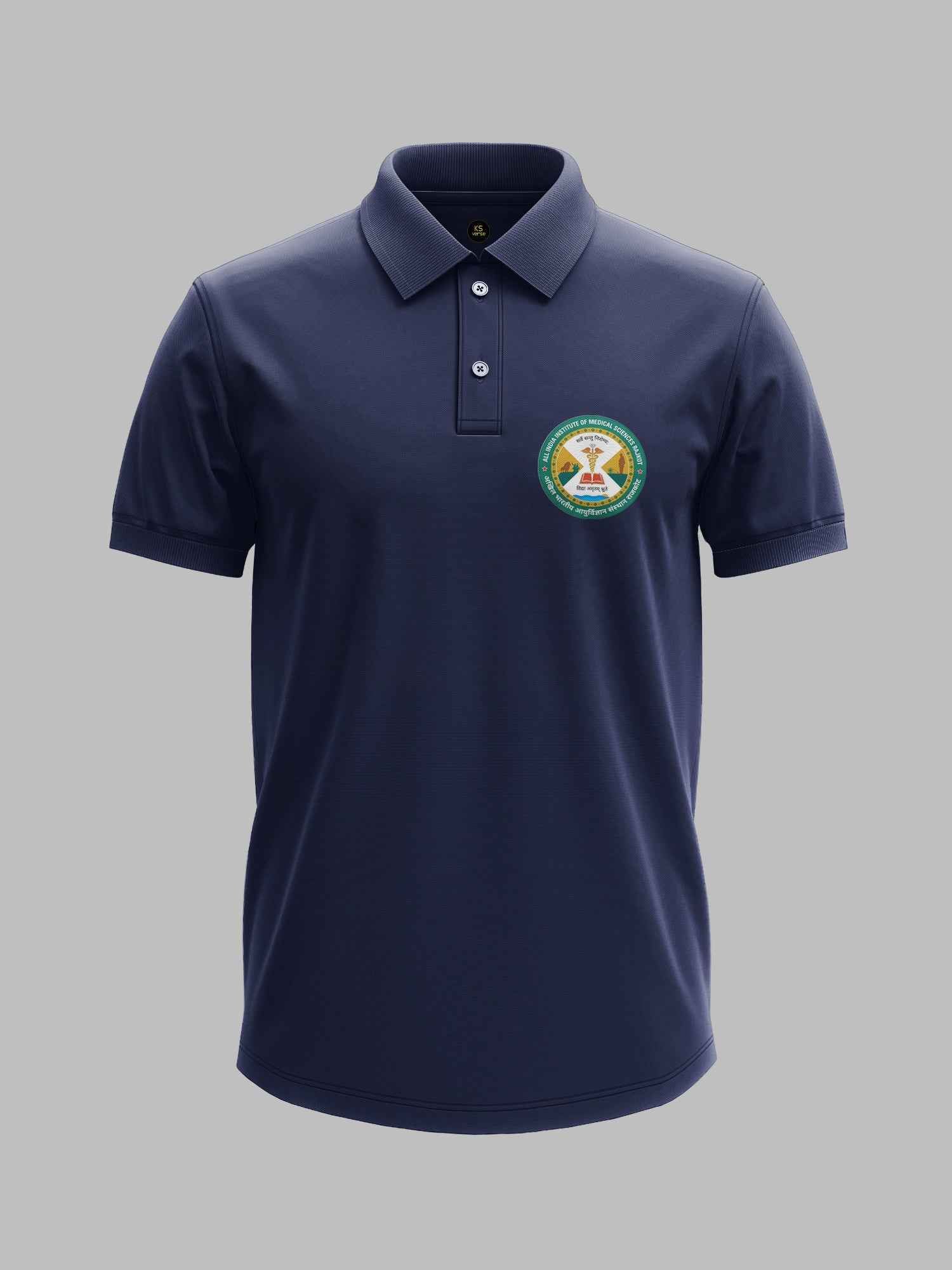 The AIIMS Rajkot Prestige Polo Tee - 200GSM