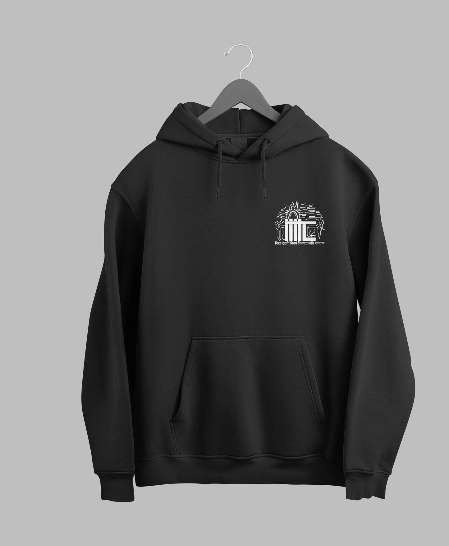 IIIT Lucknow Minimalist hoodie – KS Verse – back view