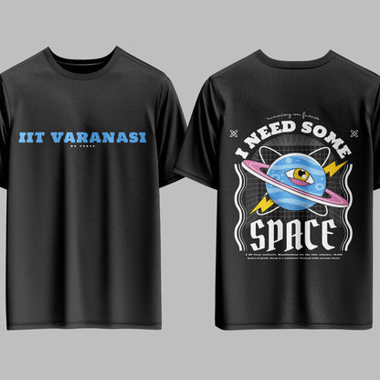 The IIT Varanasi Void Capsule Oversized Tee - 240GSM