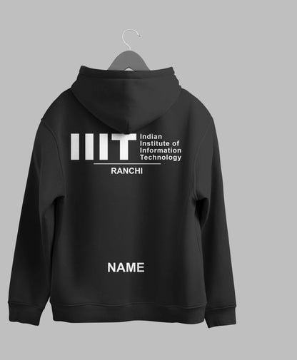 IIIT Ranchi Minimalist hoodie – KS Verse – detail view