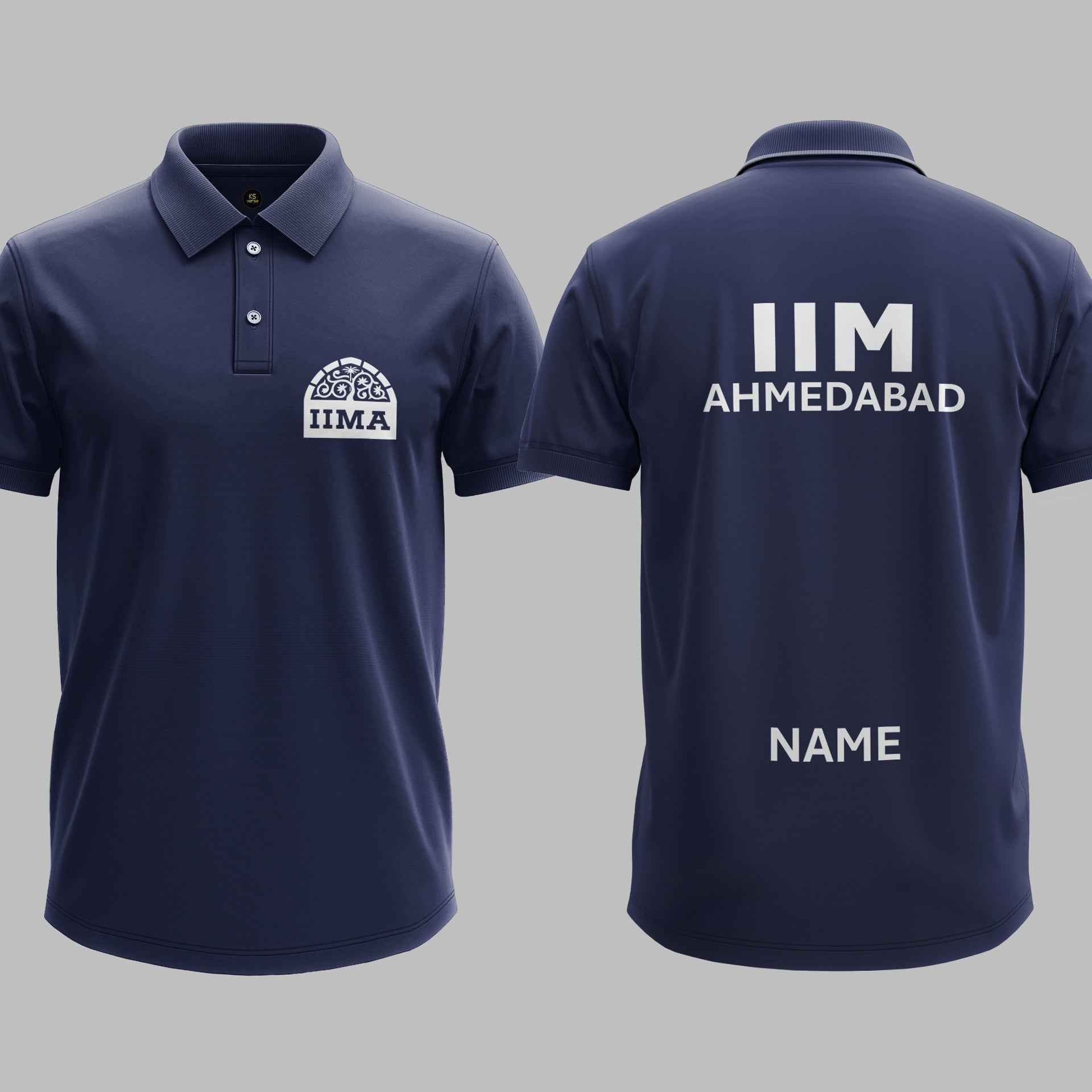 The IIM Ahmedabad Heritage Polo Tee - 200GSM