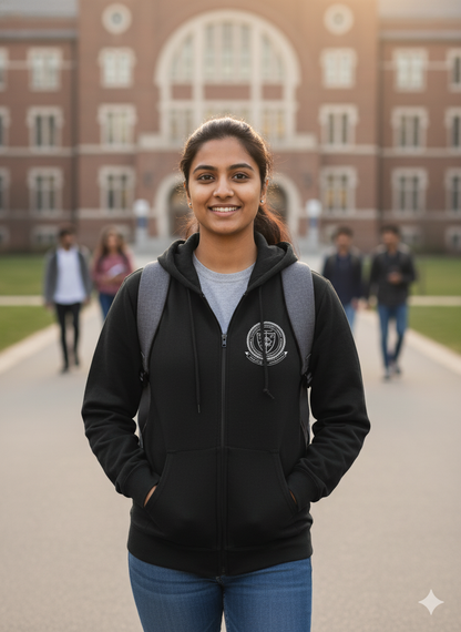IIT (BHU) Varanasi Legacy Armour Zipper Jacket  (Print Your Name) – 320GSM