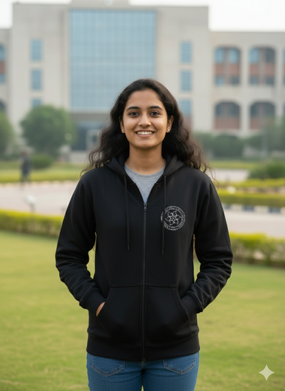 IIT Gandhinagar Legacy Armour Zipper Jacket  (Print Your Name) – 320GSM