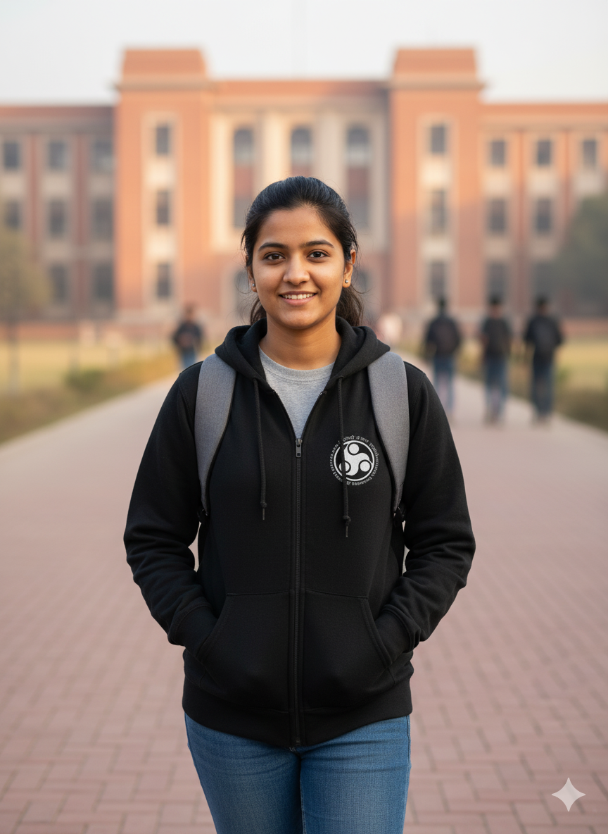 IIT Guwahati Legacy Armour Zipper Jacket  (Print Your Name) – 320GSM