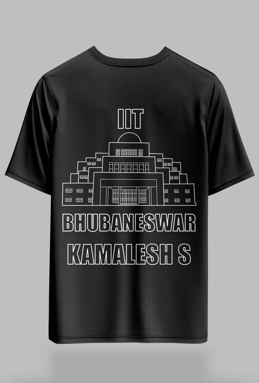 IIT Bhubaneswar oversize tee – KS Verse – front view